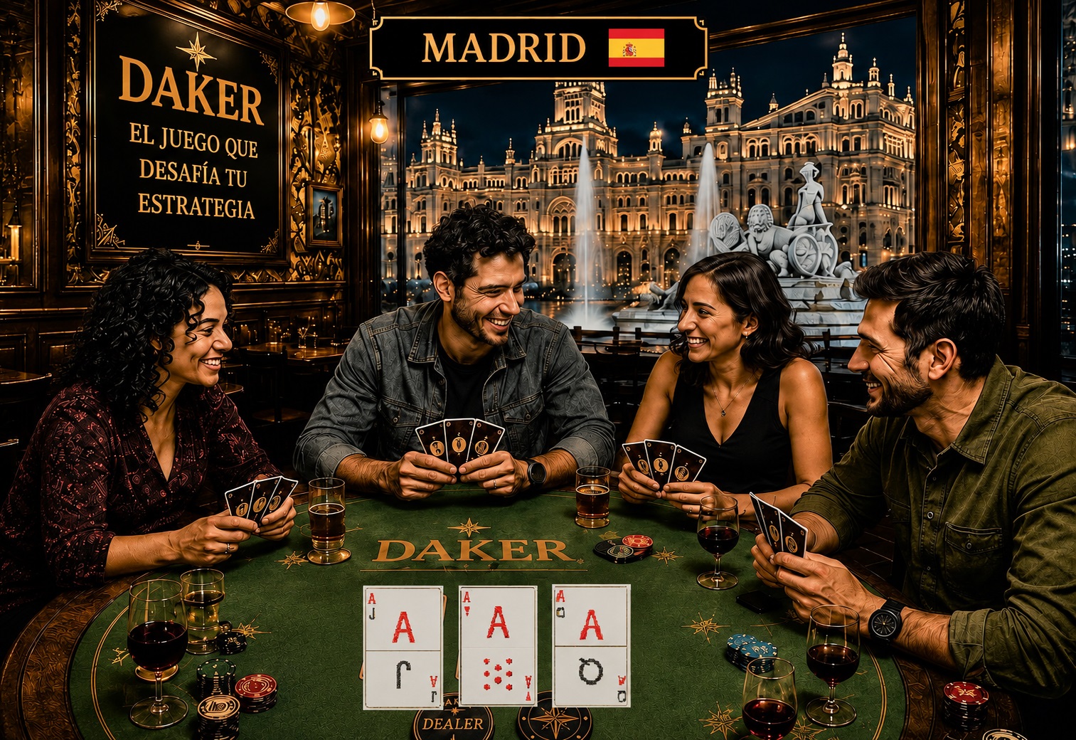 Partida de Daker en Madrid