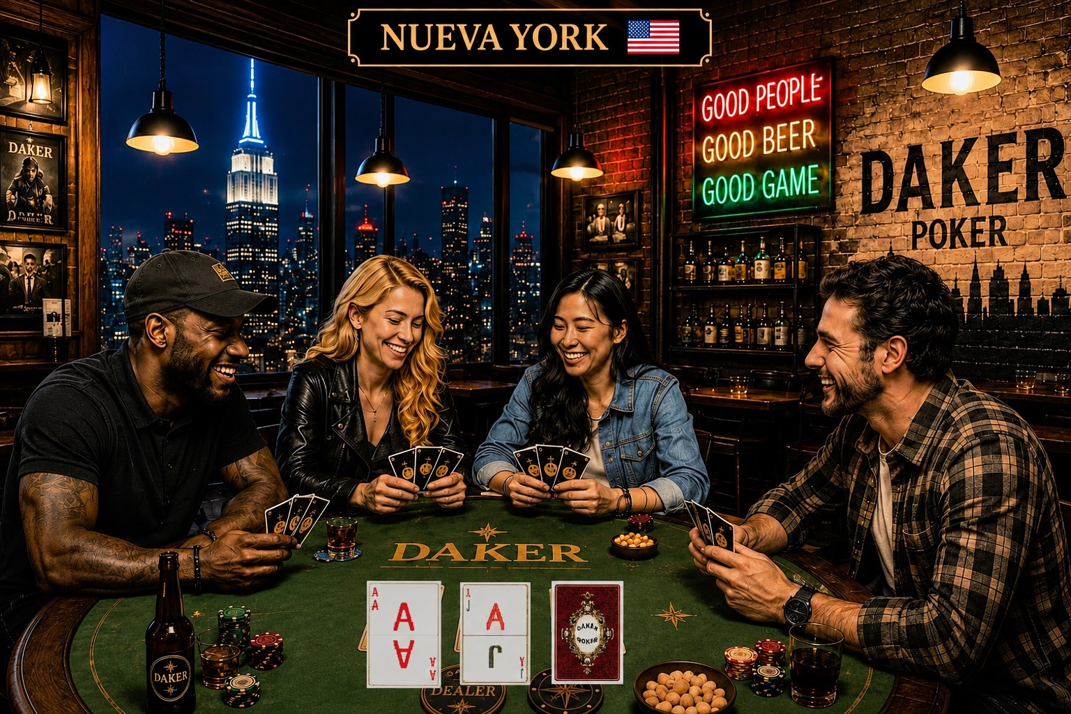 Partida de Daker en Nueva York